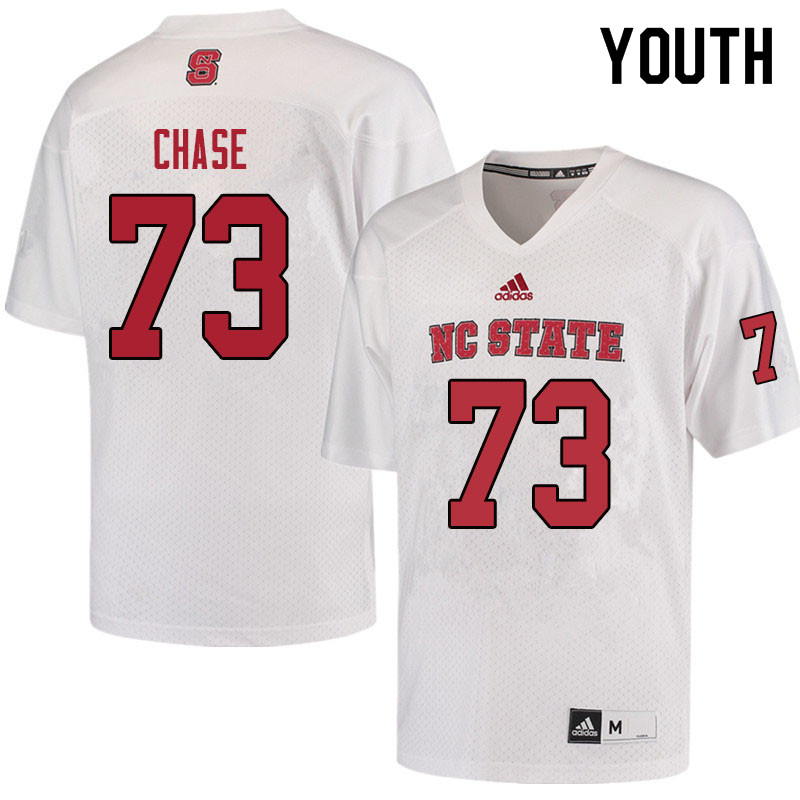 Youth #73 Justin Chase NC State Wolfpack College Football Jerseys Sale-Red - Click Image to Close